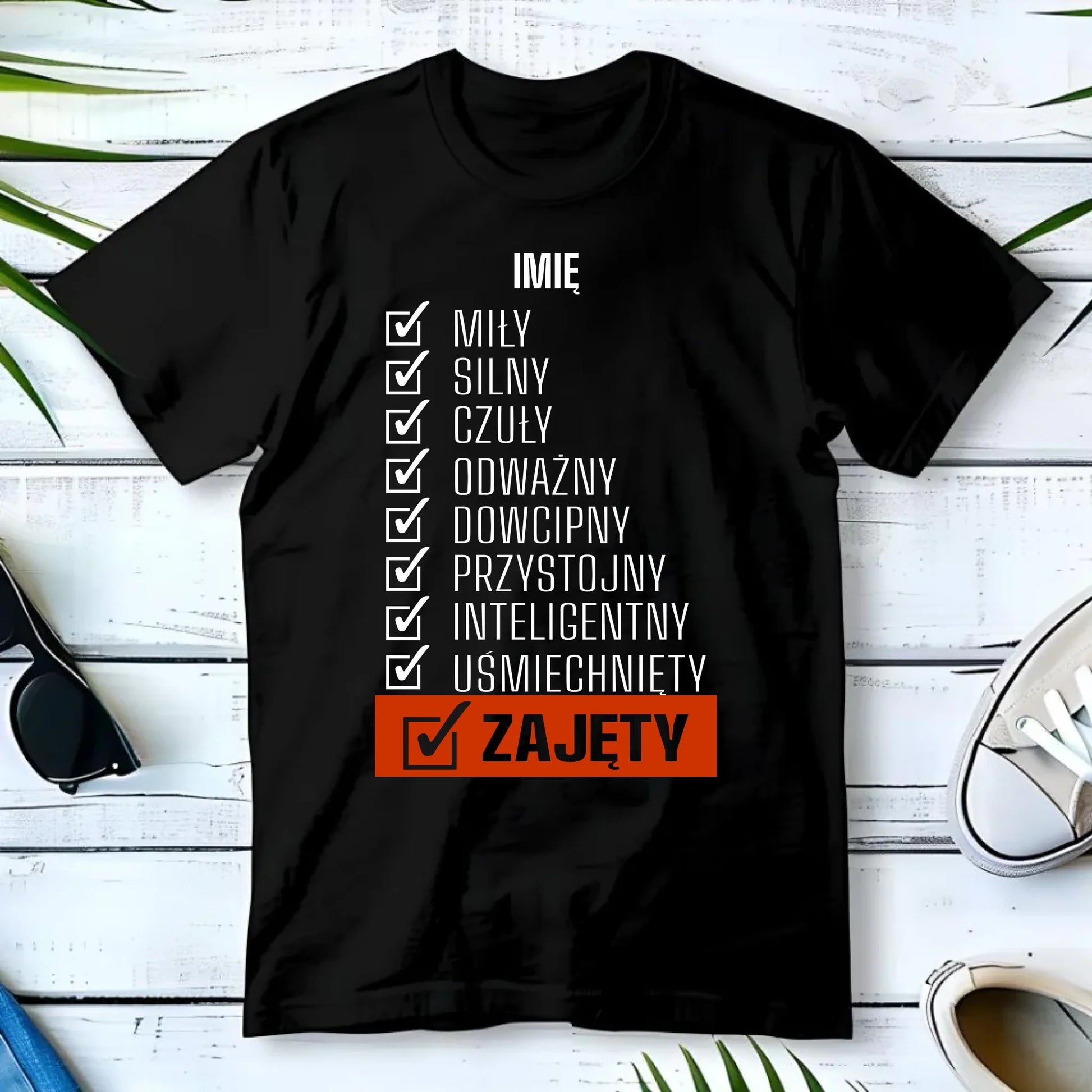 Koszulka męska - Zajęty prezent dla chłopaka męża narzeczonego - personalizowana DCH05 - StoryCups.pl