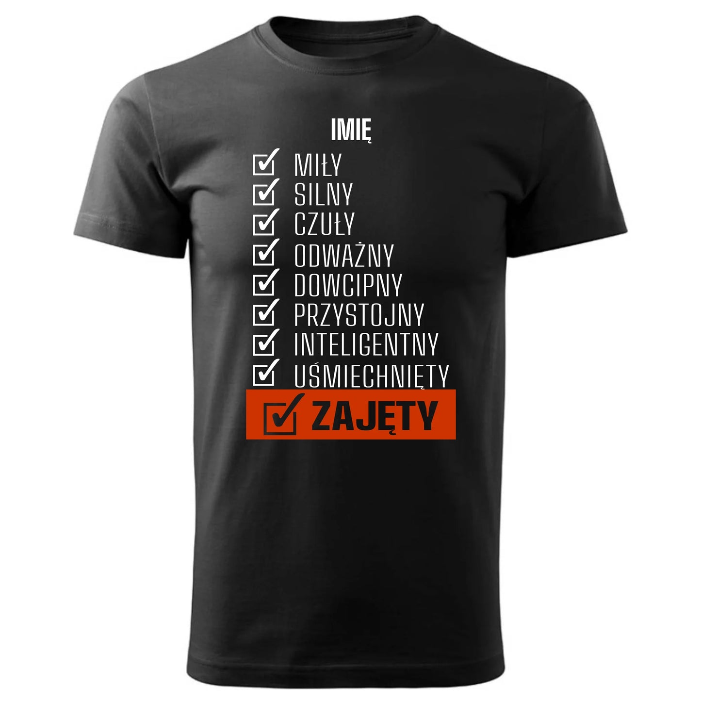 Koszulka męska - Zajęty prezent dla chłopaka męża narzeczonego - personalizowana DCH05 - StoryCups.pl