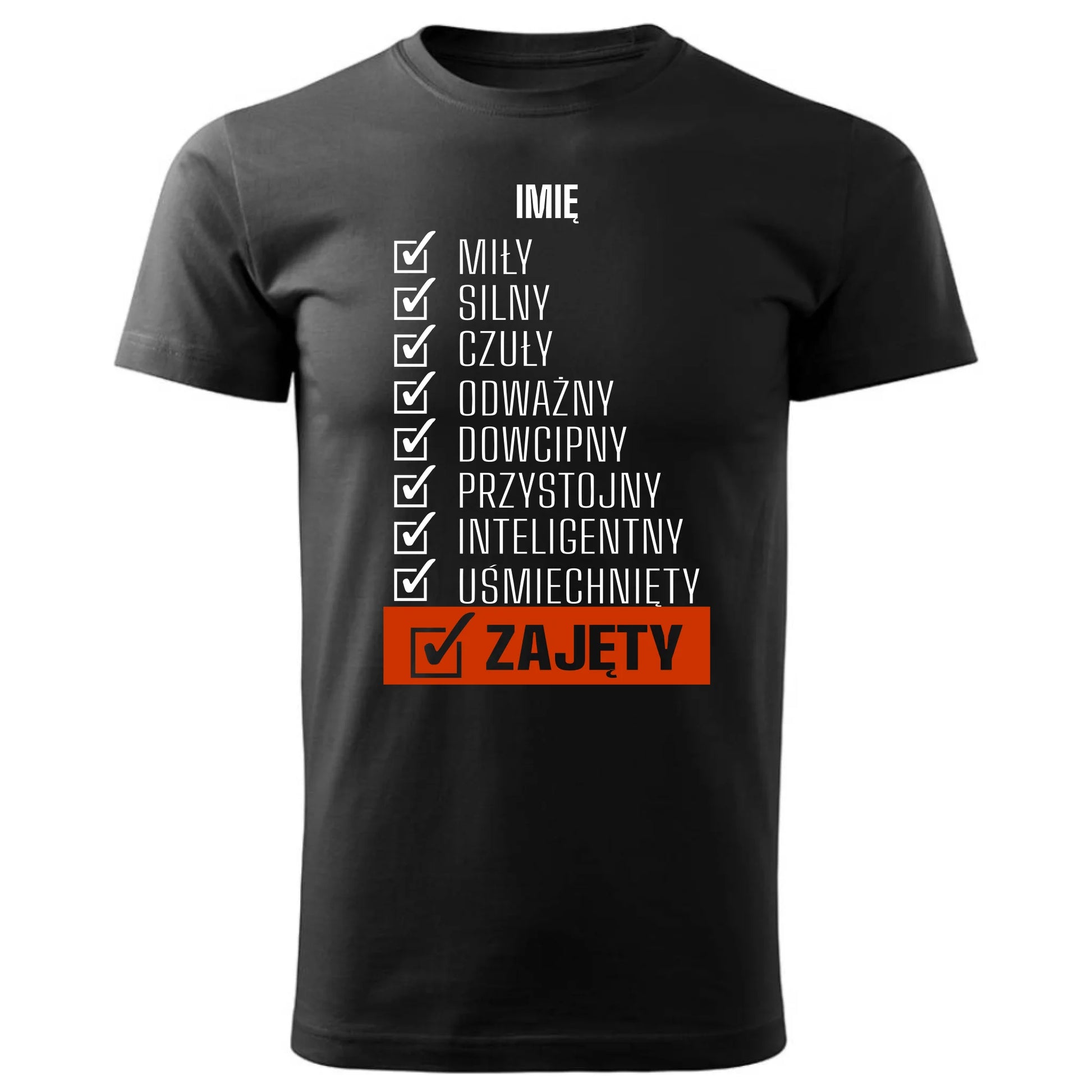 Koszulka męska - Zajęty prezent dla chłopaka męża narzeczonego - personalizowana DCH05 - StoryCups.pl