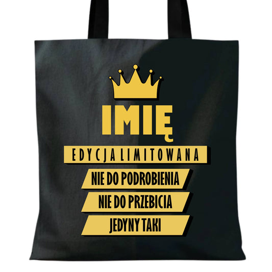 Torba - Edycja Limitowana prezent dla niego - personalizowana DCH03 - StoryCups.pl
