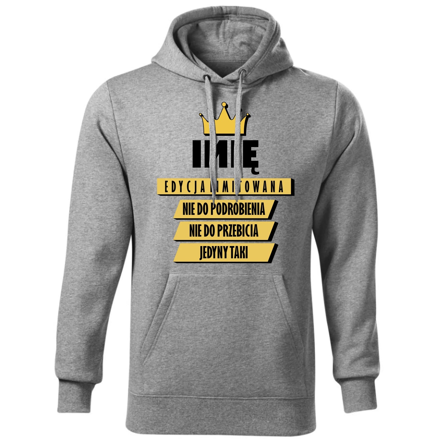 Bluza męska z kapturem - Edycja Limitowana prezent dla niego - personalizowana DCH03 - StoryCups.pl