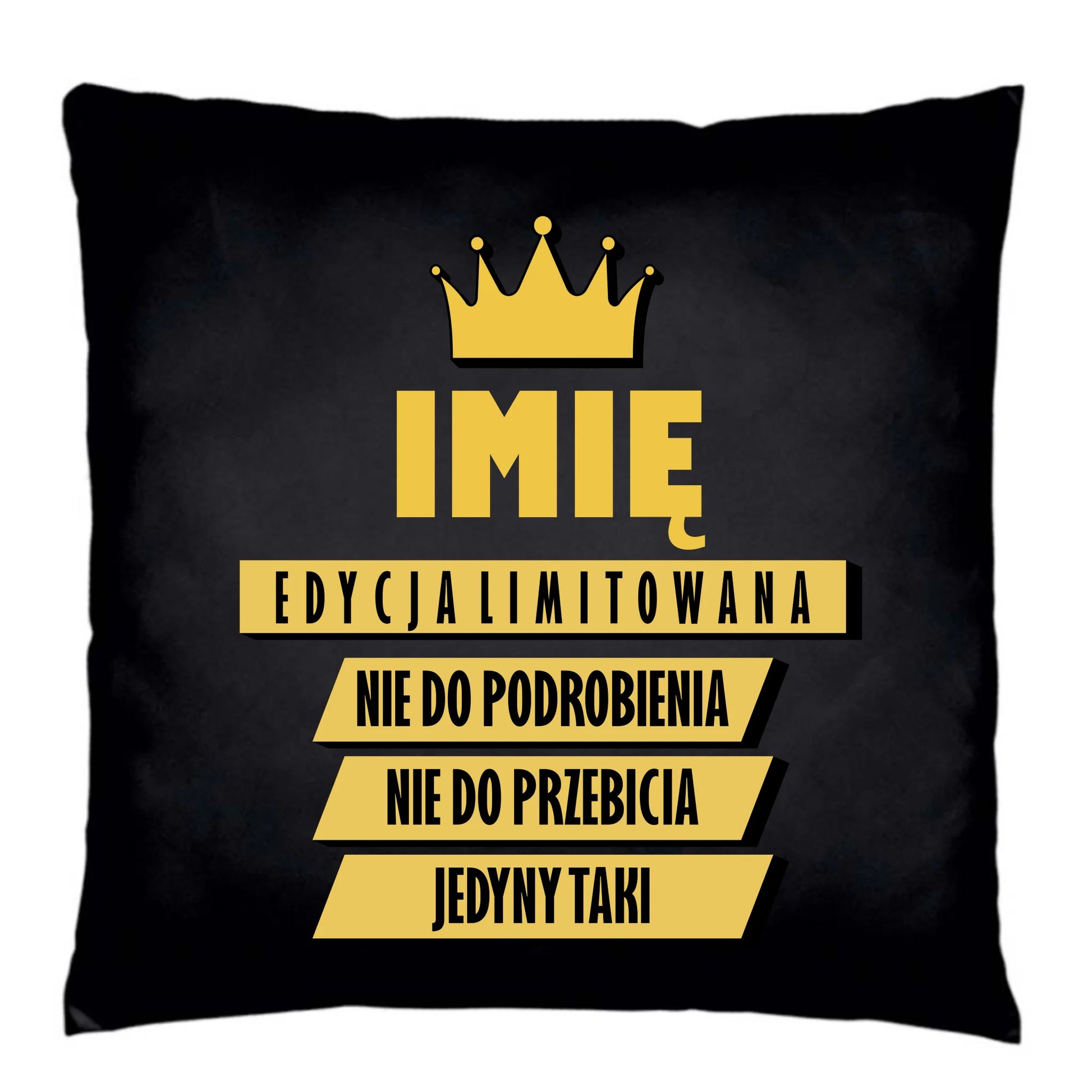 Poduszka dekoracyjna - Edycja Limitowana prezent dla niego - personalizowana DCH03 - StoryCups.pl