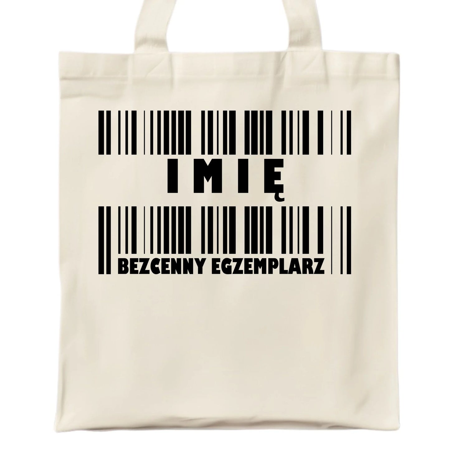 Torba - Bezcenny egzemplarz prezent dla niego - czarna personalizowana DCH07 - StoryCups.pl