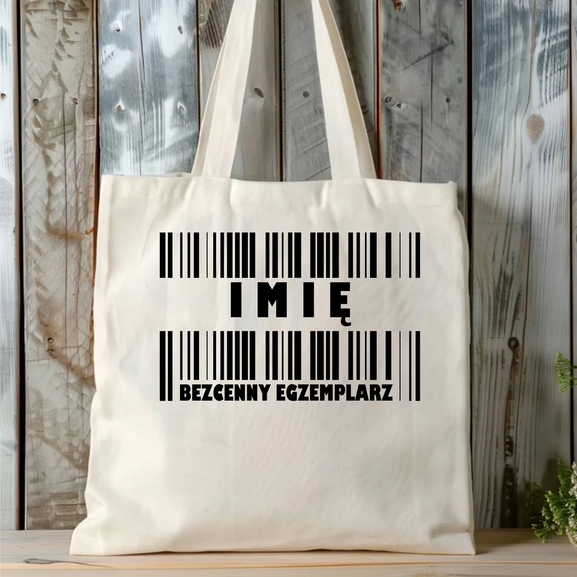 Torba - Bezcenny egzemplarz prezent dla niego - czarna personalizowana DCH07 - StoryCups.pl