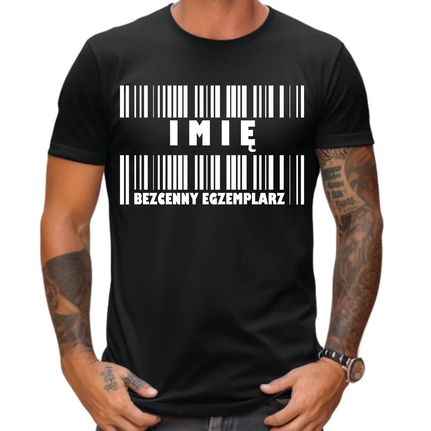 Koszulka męska - Bezcenny egzemplarz prezent dla niego - personalizowana DCH07 - StoryCups.pl