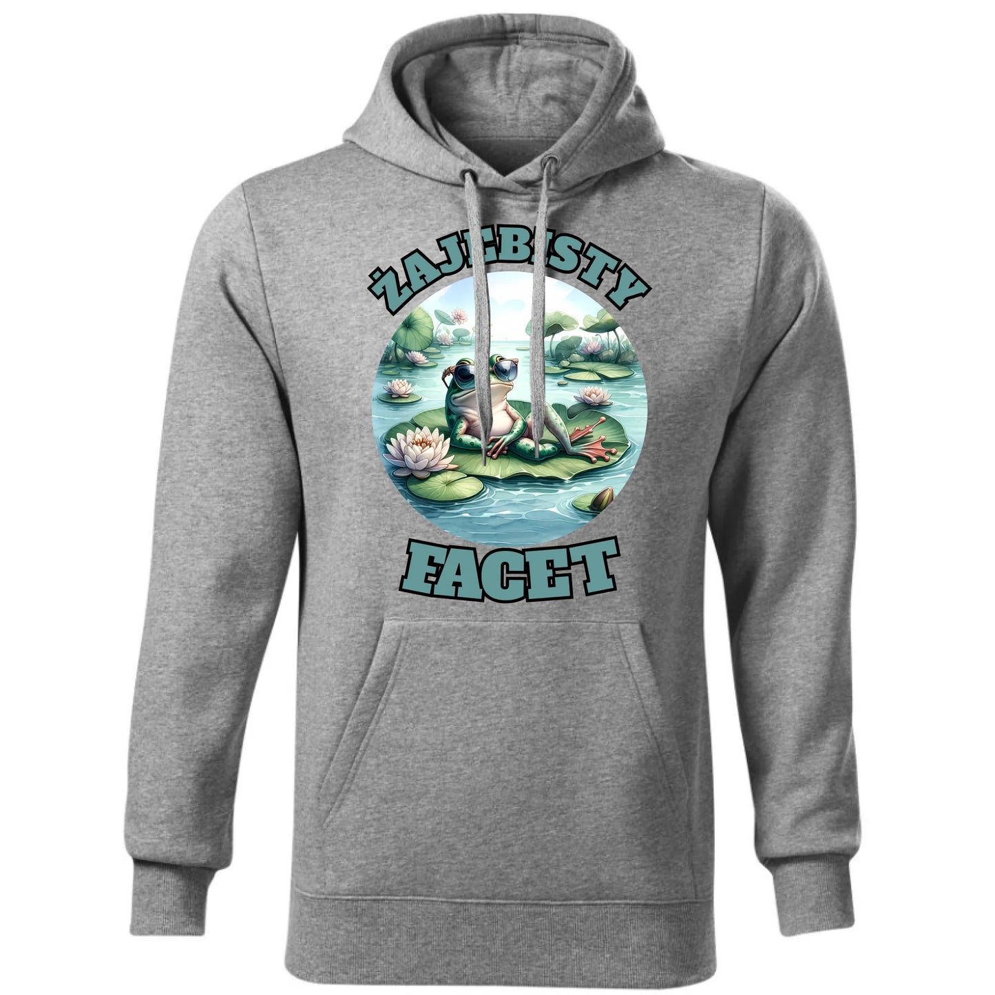 Bluza męska z kapturem - Żajebisty facet DCH08 - StoryCups.pl