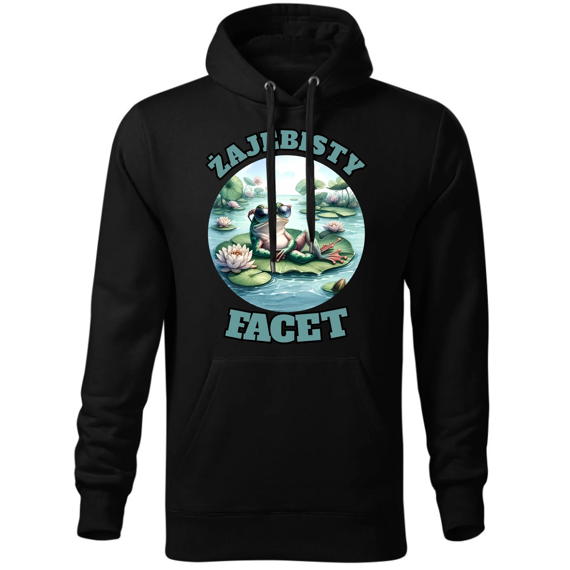 Bluza męska z kapturem - Żajebisty facet DCH08 - StoryCups.pl