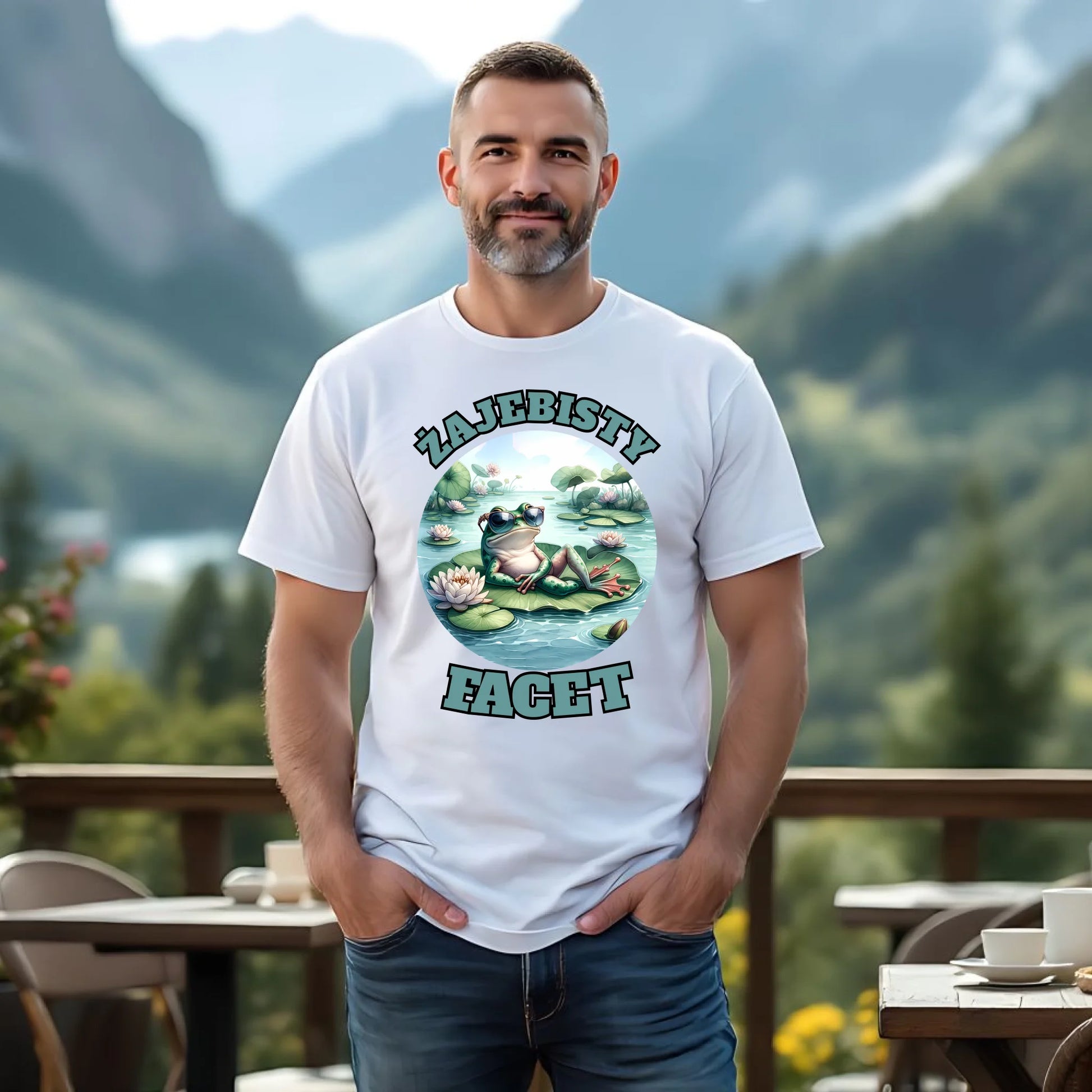 Koszulka męska - Żajebisty facet DCH08 - StoryCups.pl