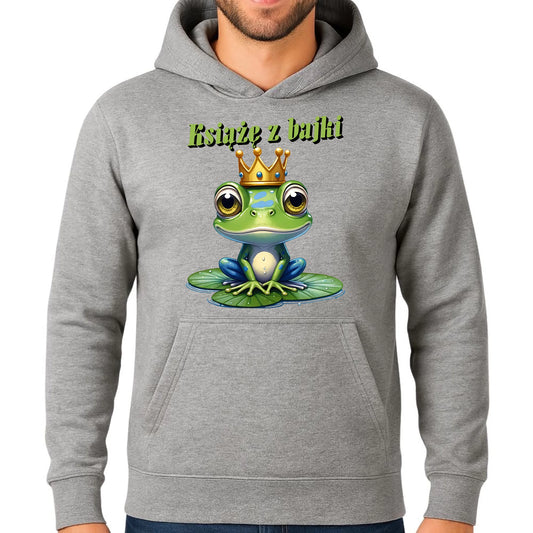 Bluza męska z kapturem - Książę z bajki - prezent dla chłopaka męża narzeczonego DCH09 - StoryCups.pl