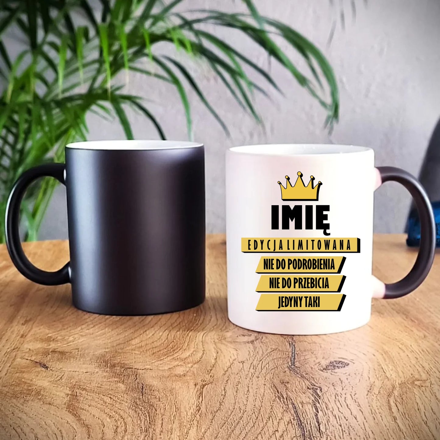 Kubek magiczny - Edycja Limitowana prezent dla niego - personalizowany DCH03 - StoryCups.pl