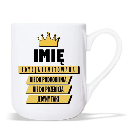 Kubek elegant - Edycja Limitowana prezent dla niego - personalizowany DCH03 - StoryCups.pl