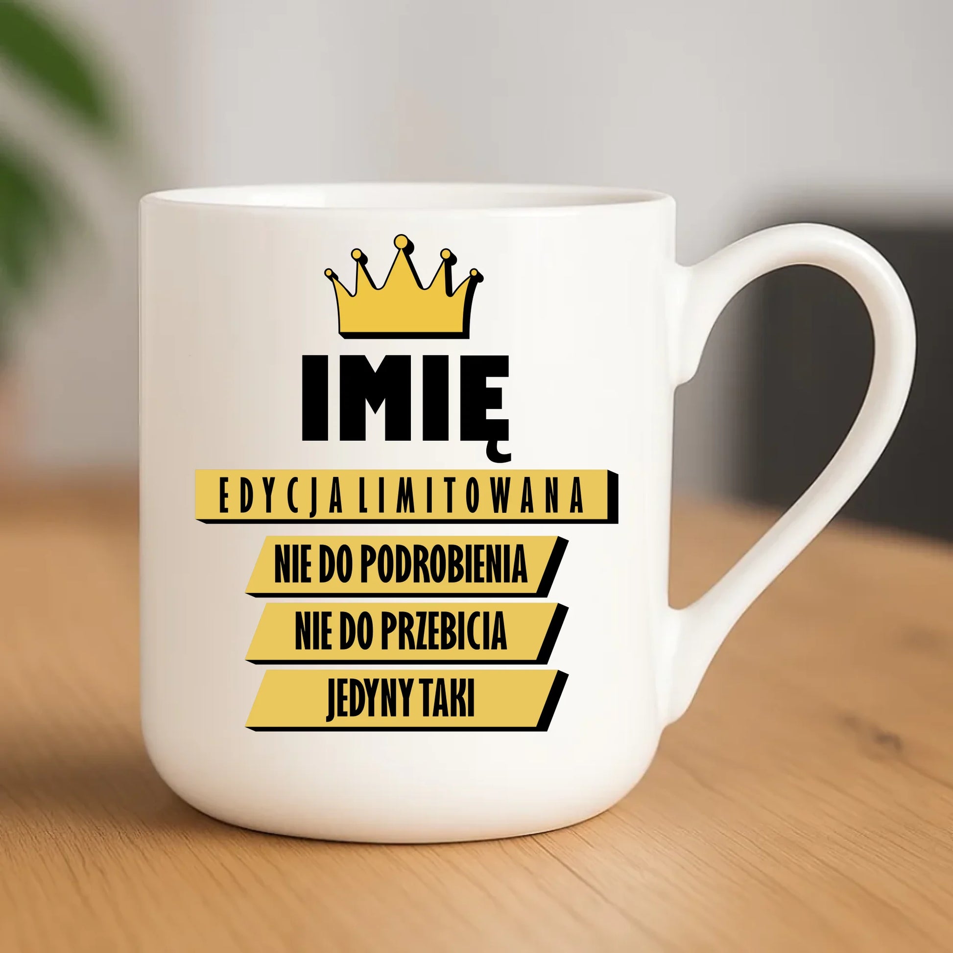 Kubek elegant - Edycja Limitowana prezent dla niego - personalizowany DCH03 - StoryCups.pl