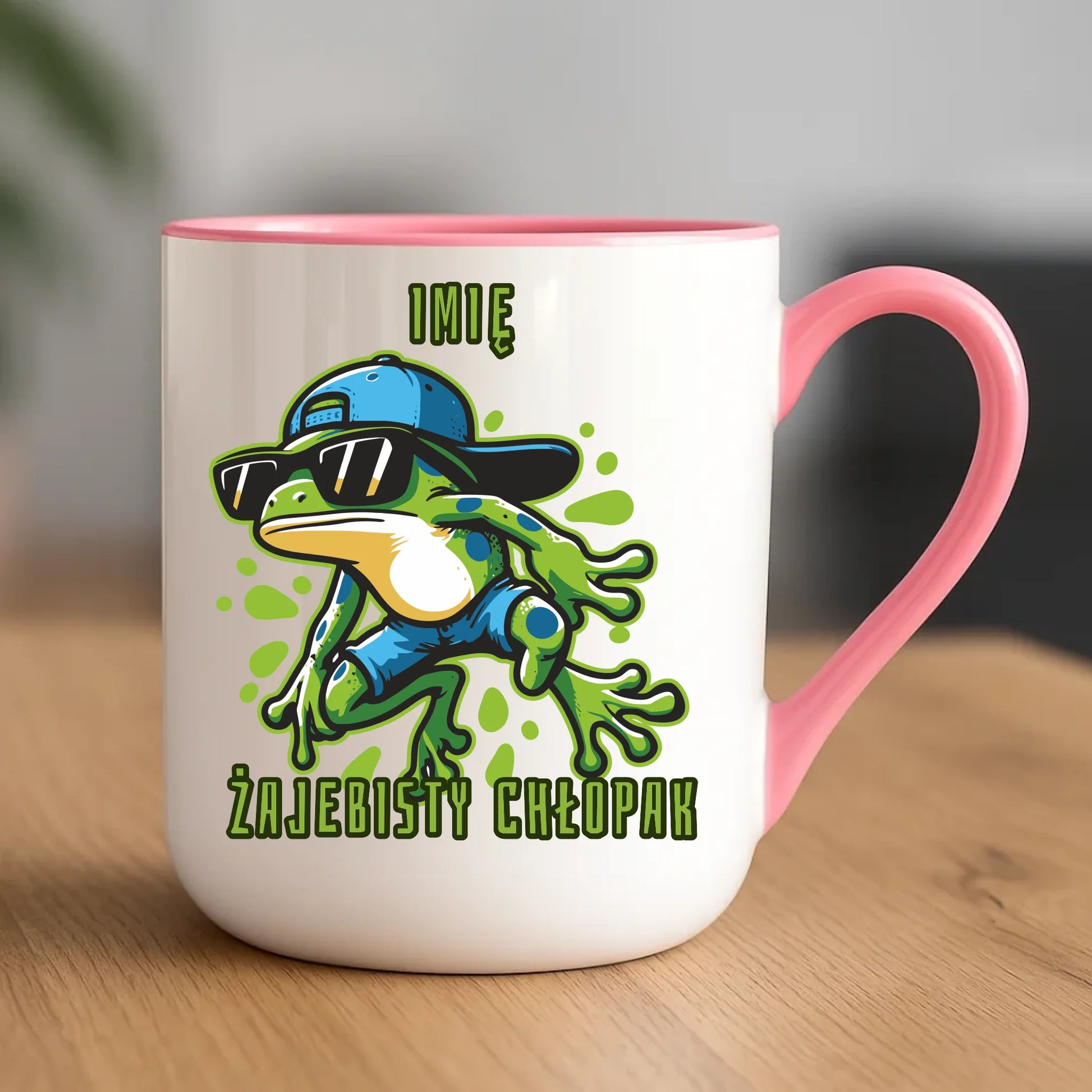 Kubek elegant - Żajebisty Chłopak prezent na Dzień Chłopaka - personalizowany DCH02 - StoryCups.pl