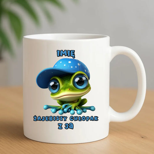 Kubek na Dzień Chłopaka - Żajebisty Chłopak dla kolegów z klasy - personalizowany DCH01 - StoryCups.pl