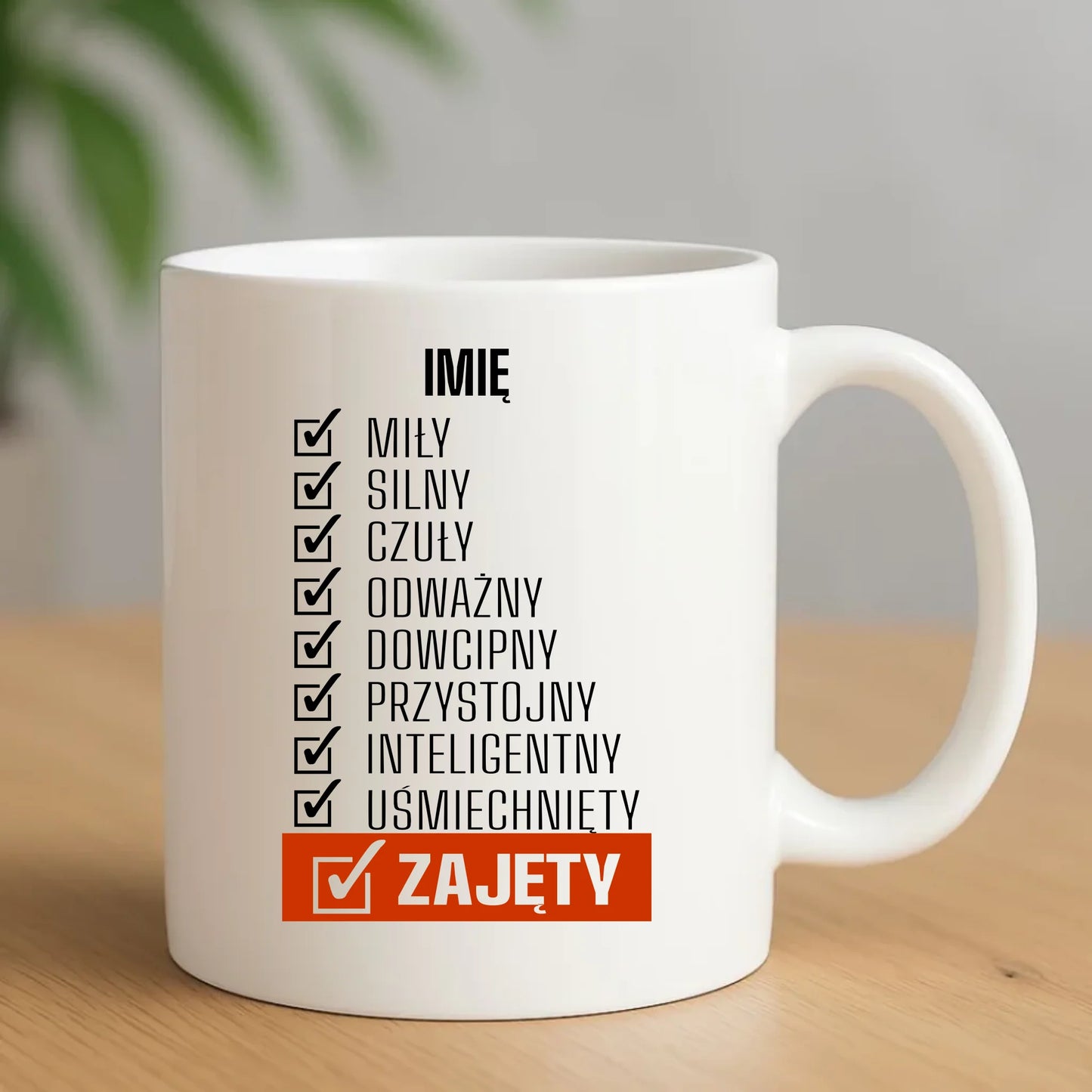 Kubek - Zajęty prezent dla chłopaka męża narzeczonego - personalizowany DCH05 - StoryCups.pl