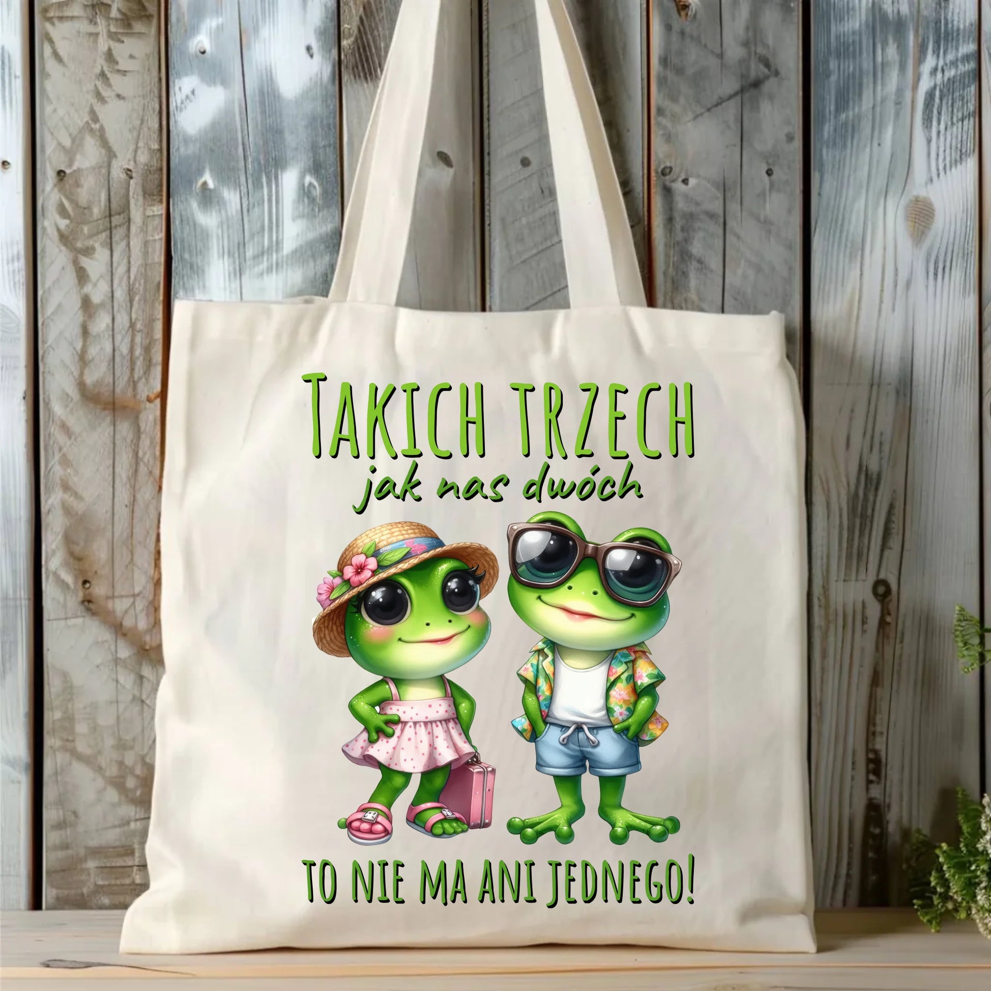 Torba dla par - Żabki - prezent dla chłopaka i dziewczyny DCH11 - StoryCups.pl