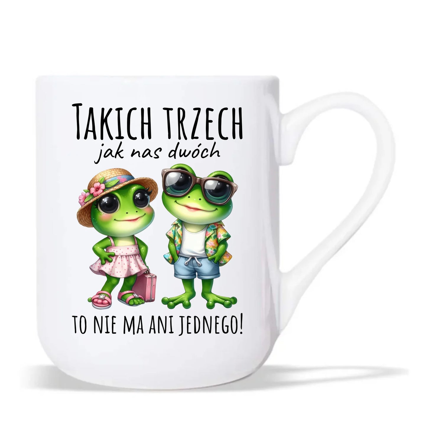 Kubek elegant dla par - Żabki - prezent dla chłopaka i dziewczyny DCH11 - StoryCups.pl