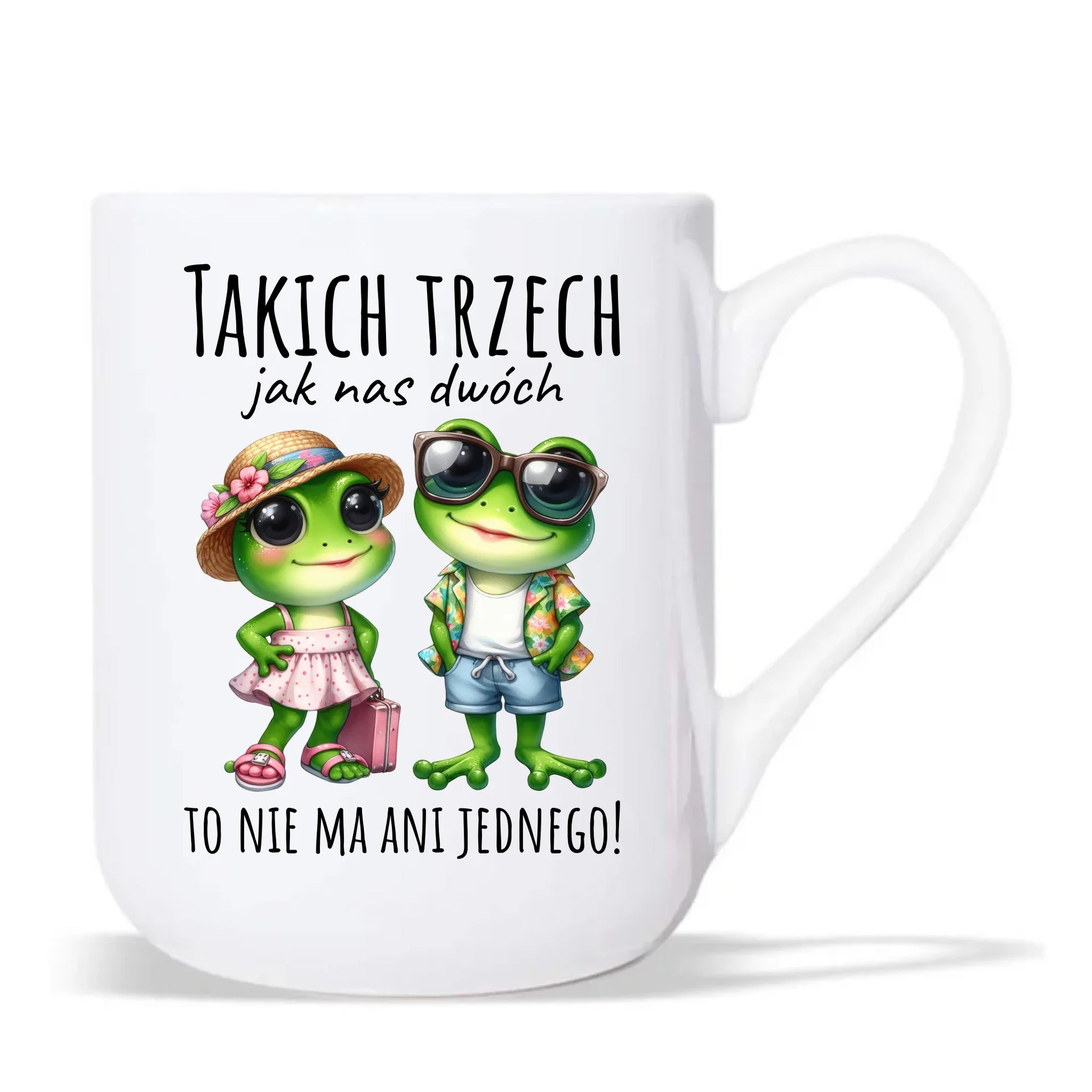 Kubek elegant dla par - Żabki - prezent dla chłopaka i dziewczyny DCH11 - StoryCups.pl