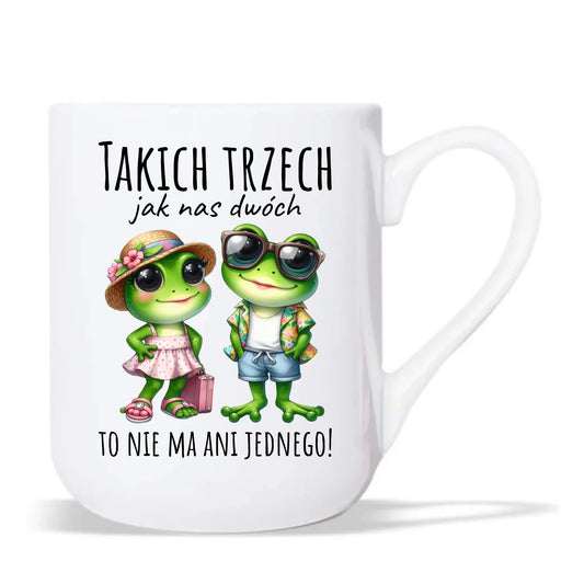 Kubek elegant dla par - Żabki - prezent dla chłopaka i dziewczyny DCH11 - StoryCups.pl