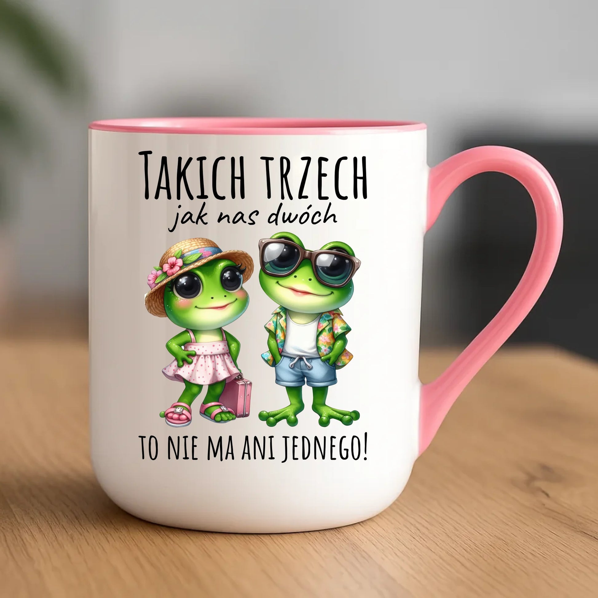 Kubek elegant dla par - Żabki - prezent dla chłopaka i dziewczyny DCH11 - StoryCups.pl