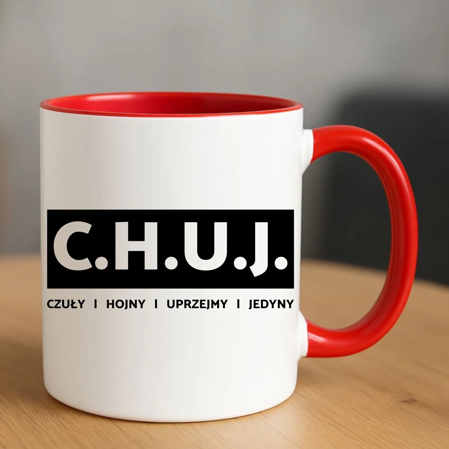 Kubek - prezent dla kolegi na Dzień Chłopaka przyjaciela - C.H.U.J. - bez cenzury DCH12 - StoryCups.pl