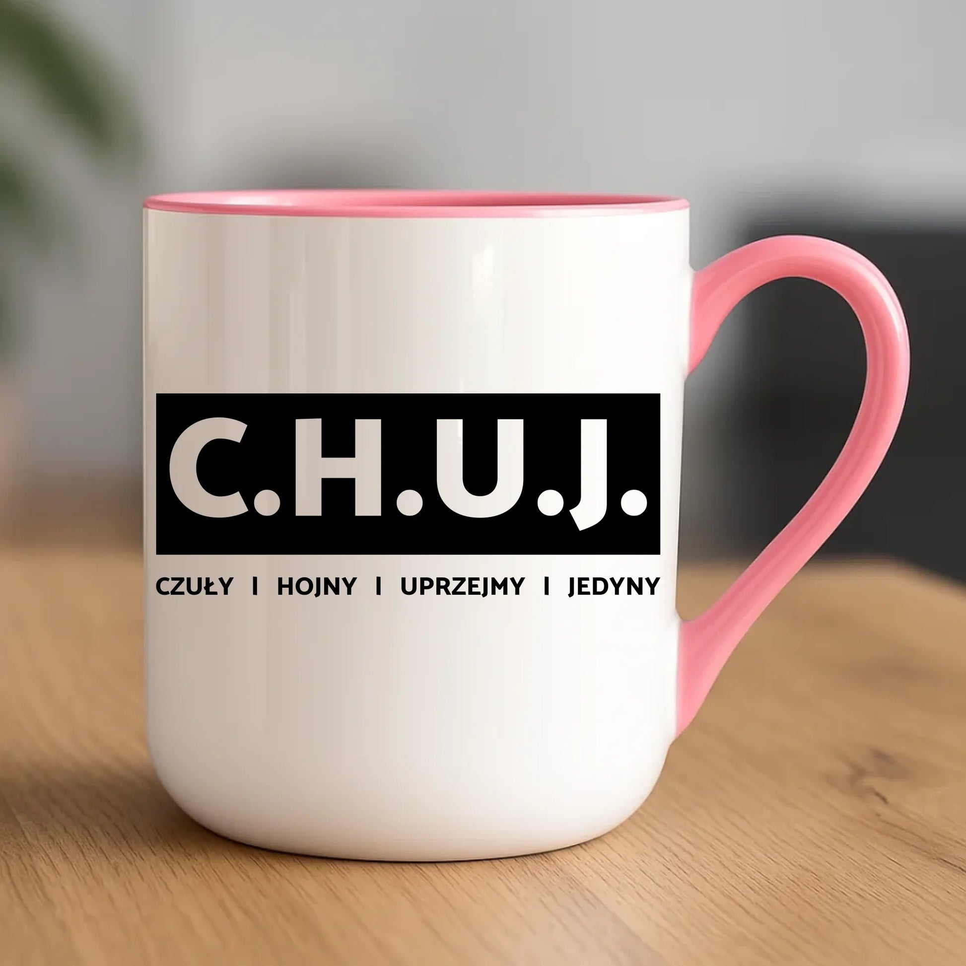 Kubek elegant - prezent dla kolegi na Dzień Chłopaka przyjaciela - C.H.U.J. - bez cenzury DCH12 - StoryCups.pl