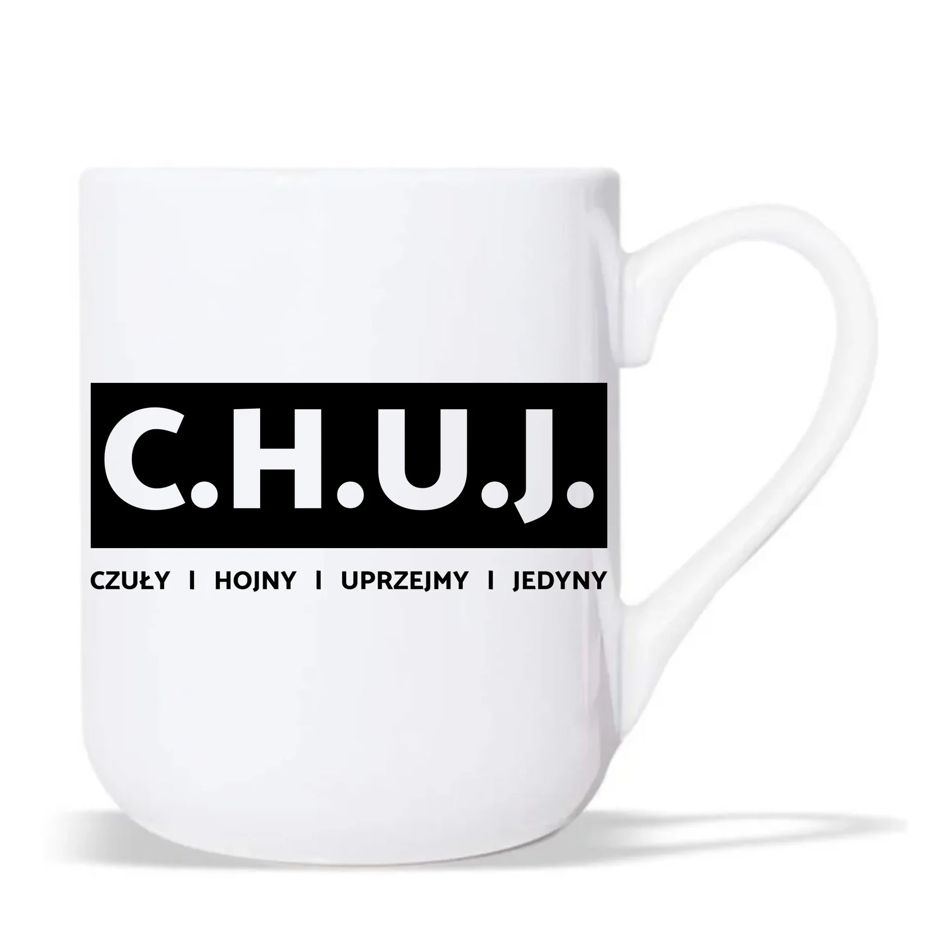 Kubek elegant - prezent dla kolegi na Dzień Chłopaka przyjaciela - C.H.U.J. - bez cenzury DCH12 - StoryCups.pl