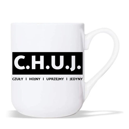 Kubek elegant - prezent dla kolegi na Dzień Chłopaka przyjaciela - C.H.U.J. - bez cenzury DCH12 - StoryCups.pl