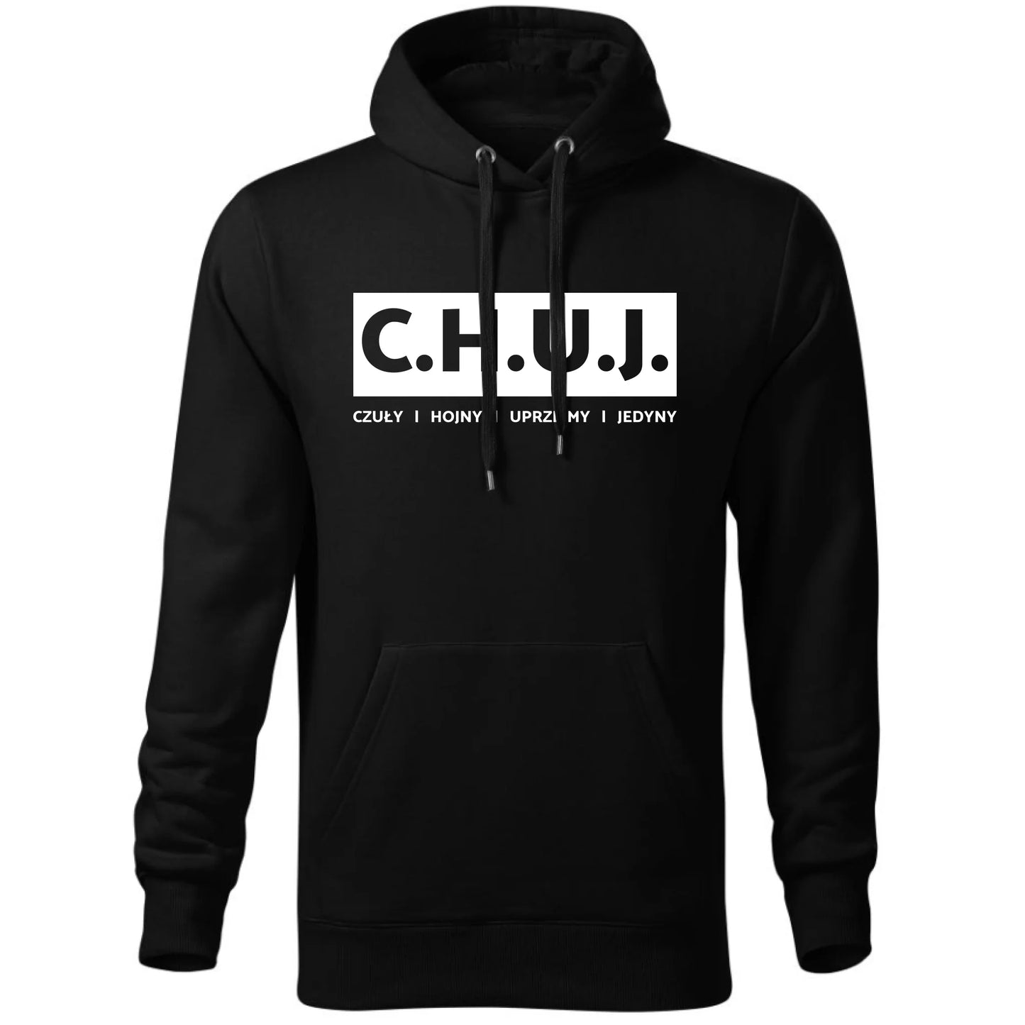 Bluza męska z kapturem - prezent dla kolegi na Dzień Chłopaka przyjaciela - C.H.U.J. - bez cenzury DCH12 - StoryCups.pl