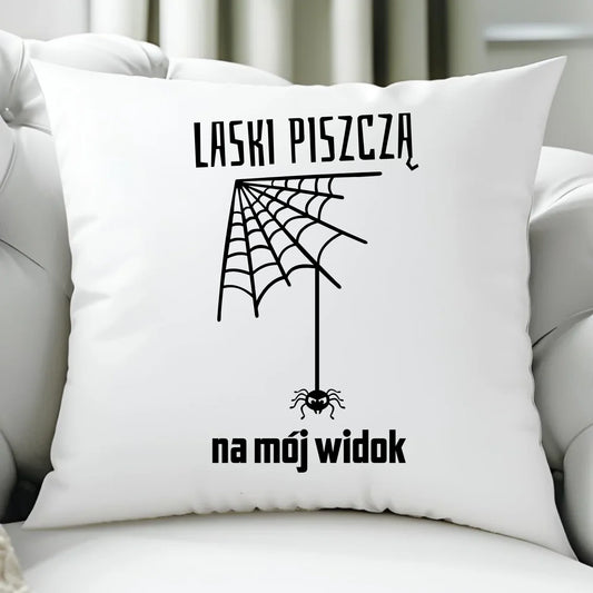 Poduszka - prezent dla chłopaka - Laski piszczą na mój widok DCH13 - StoryCups.pl