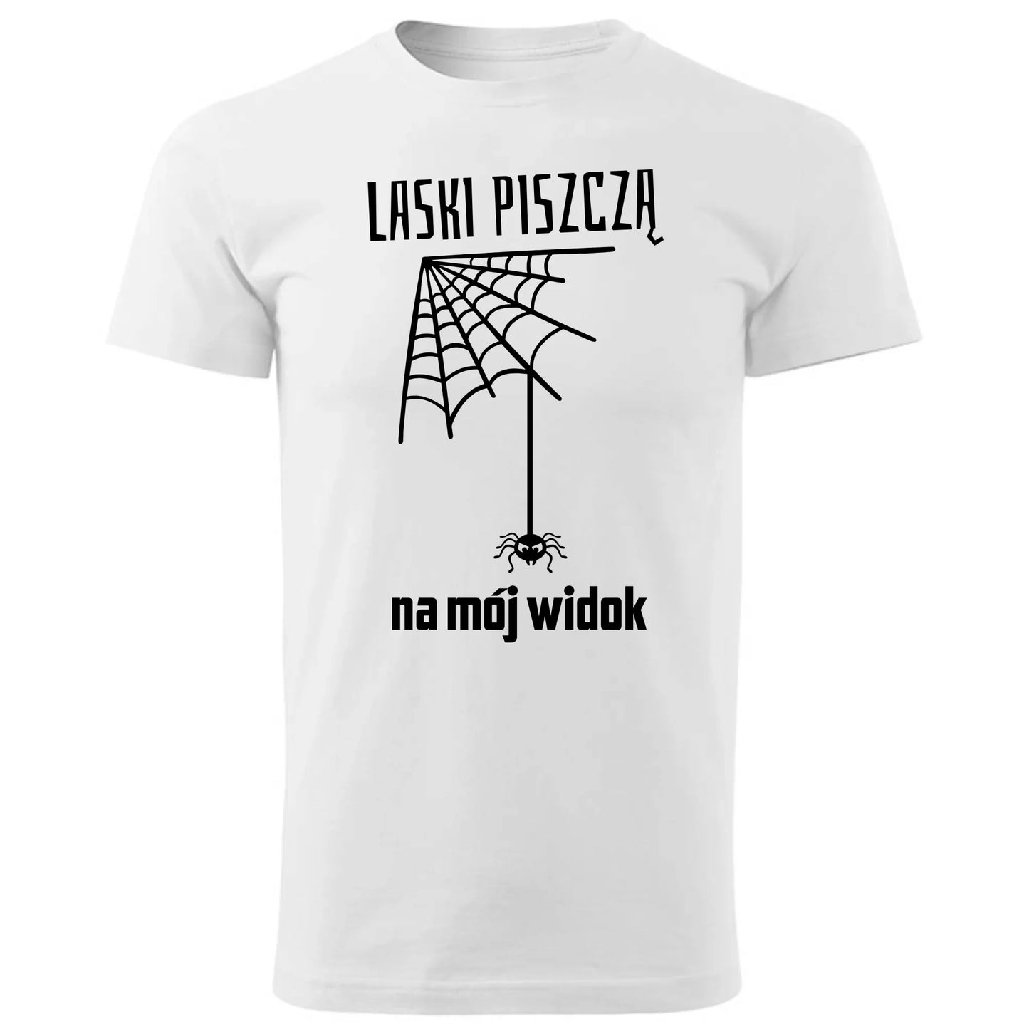 Koszulka męska - prezent dla chłopaka - Laski piszczą na mój widok DCH13 - StoryCups.pl