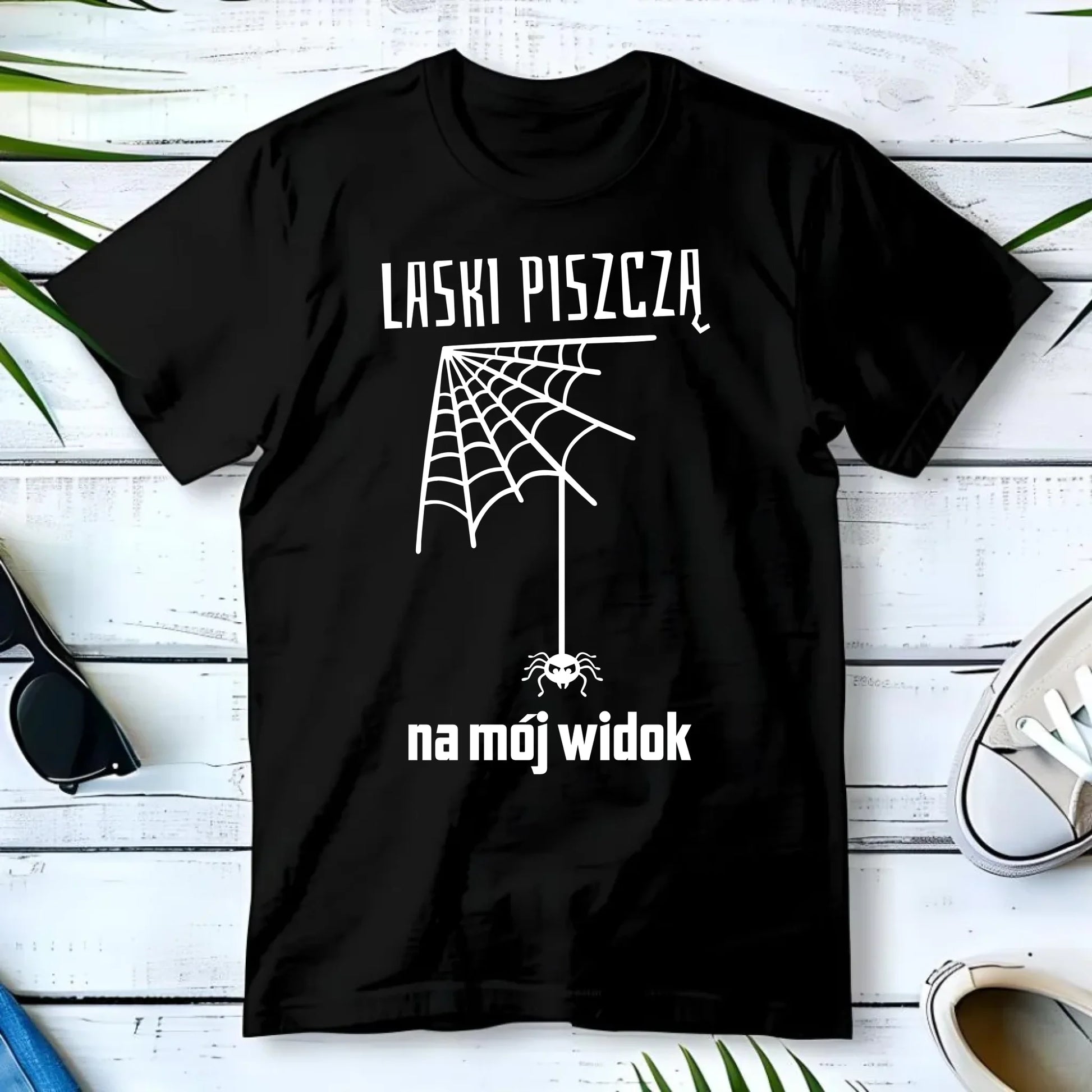 Koszulka męska - prezent dla chłopaka - Laski piszczą na mój widok DCH13 - StoryCups.pl