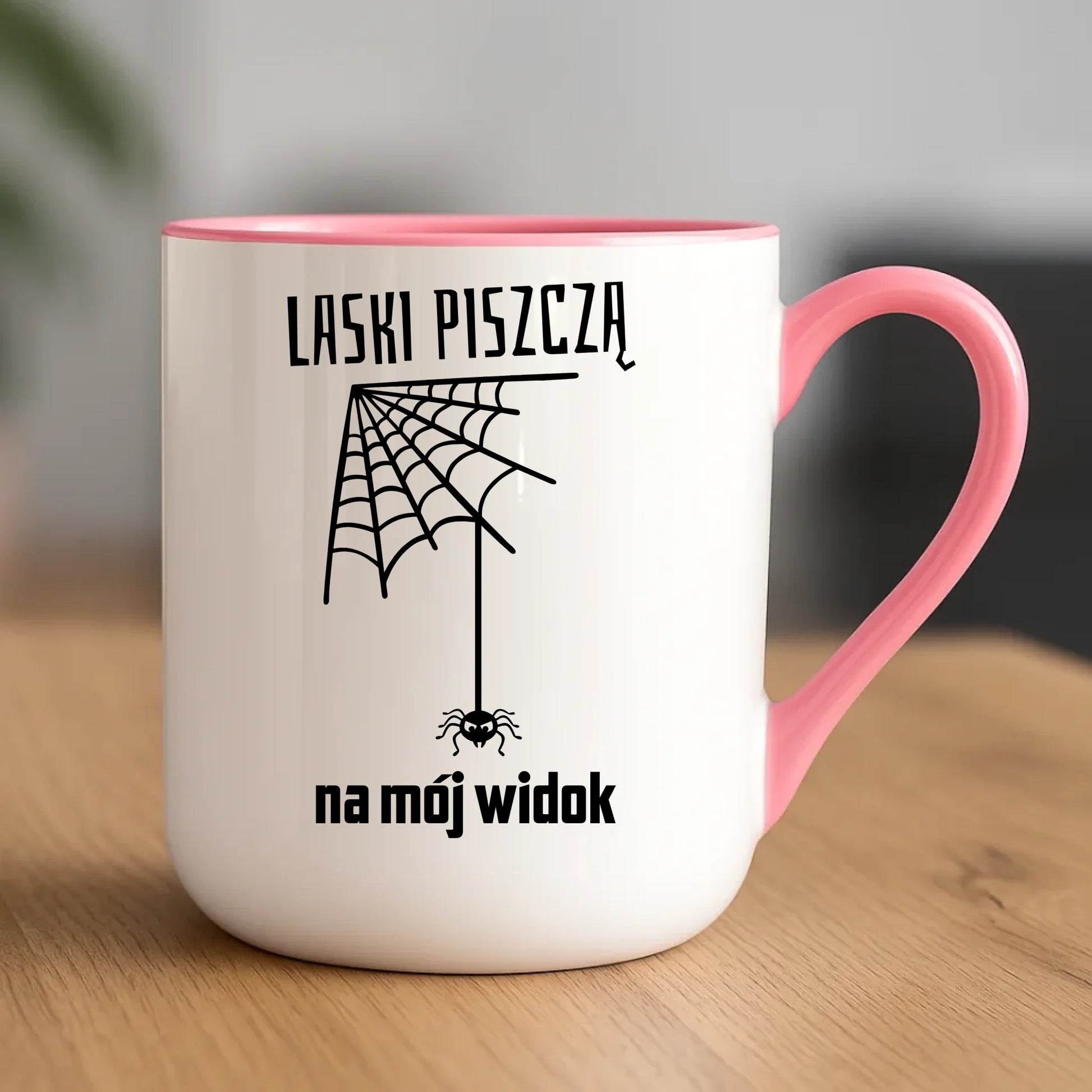 Kubek elegant - prezent dla chłopaka - Laski piszczą na mój widok DCH13 - StoryCups.pl