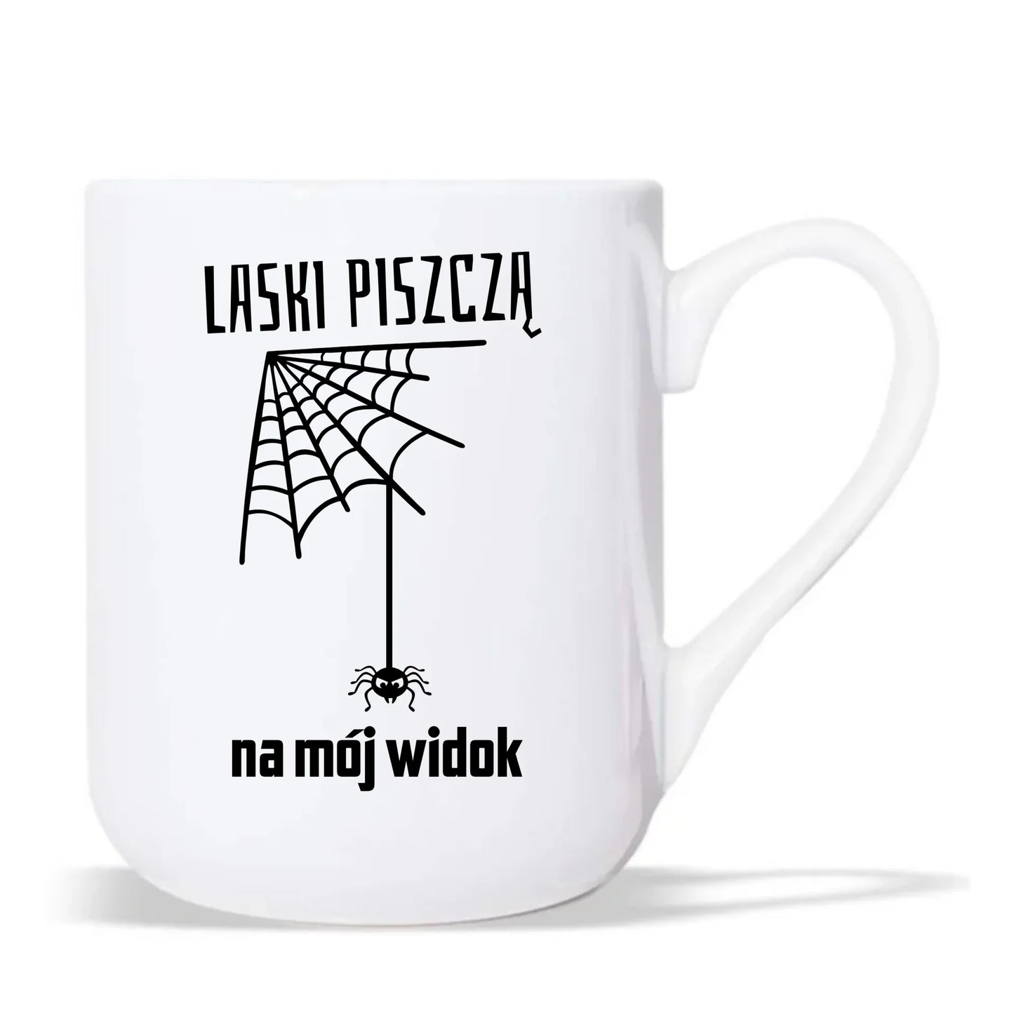 Kubek elegant - prezent dla chłopaka - Laski piszczą na mój widok DCH13 - StoryCups.pl
