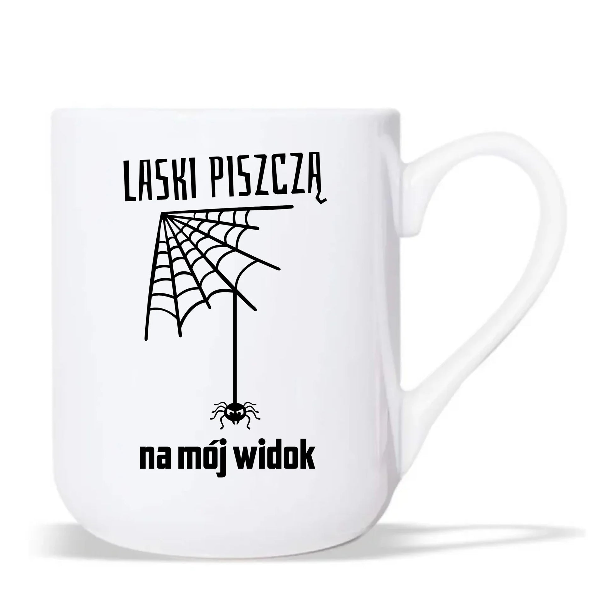 Kubek elegant - prezent dla chłopaka - Laski piszczą na mój widok DCH13 - StoryCups.pl