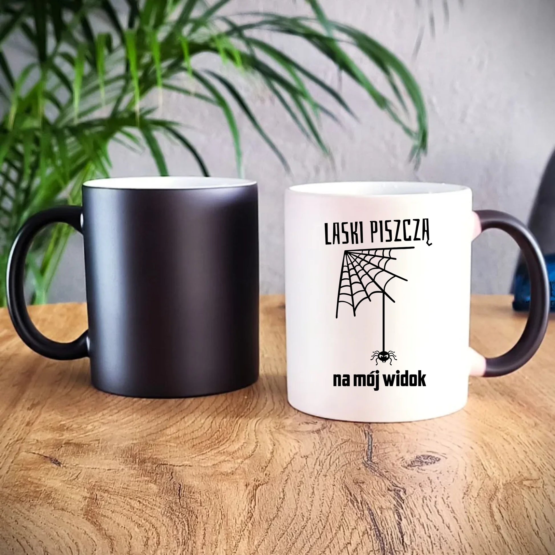 Kubek magiczny - prezent dla chłopaka - Laski piszczą na mój widok DCH13 - StoryCups.pl