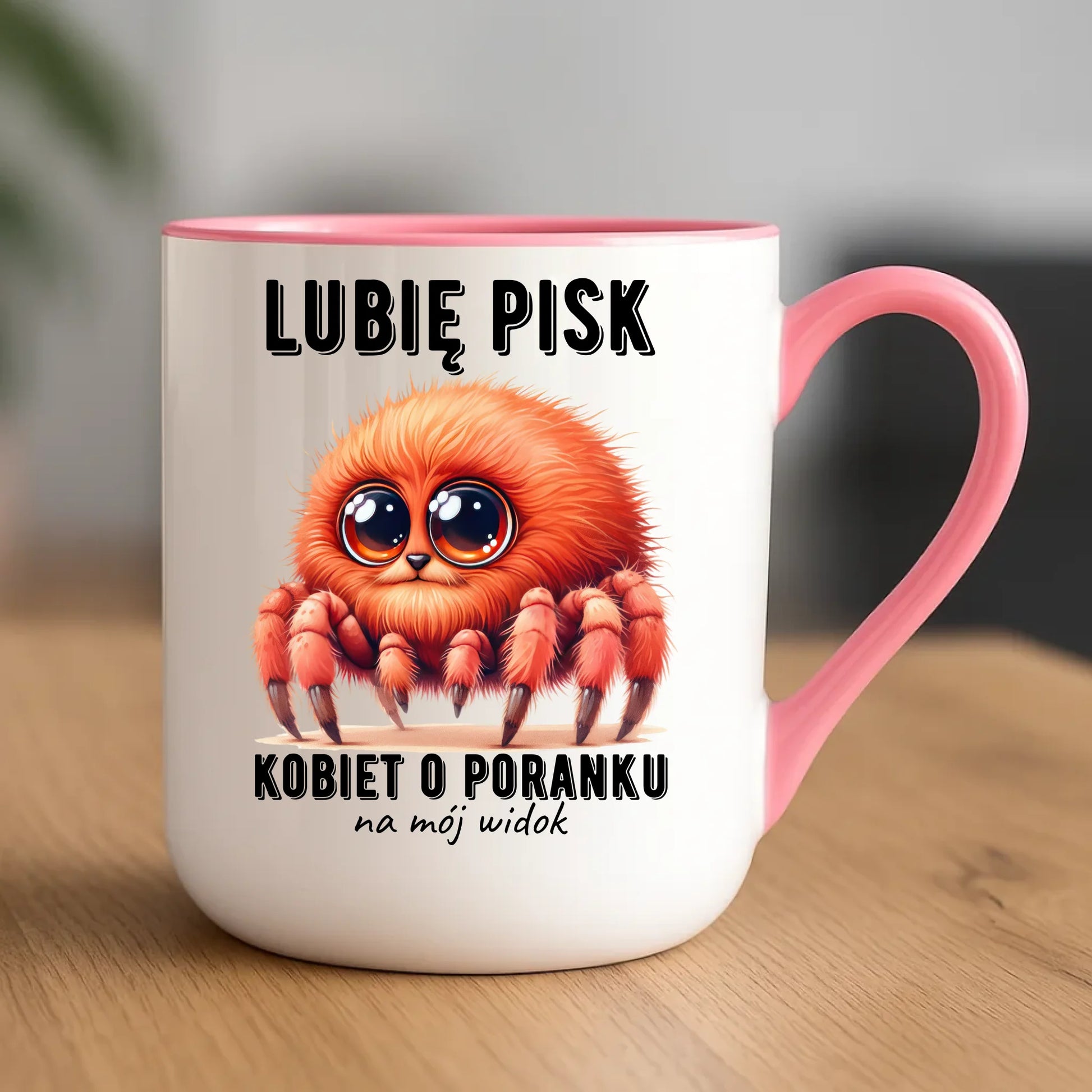 Kubek elegant - prezent dla chłopaka - Lubię pisk kobiet DCH14 - StoryCups.pl