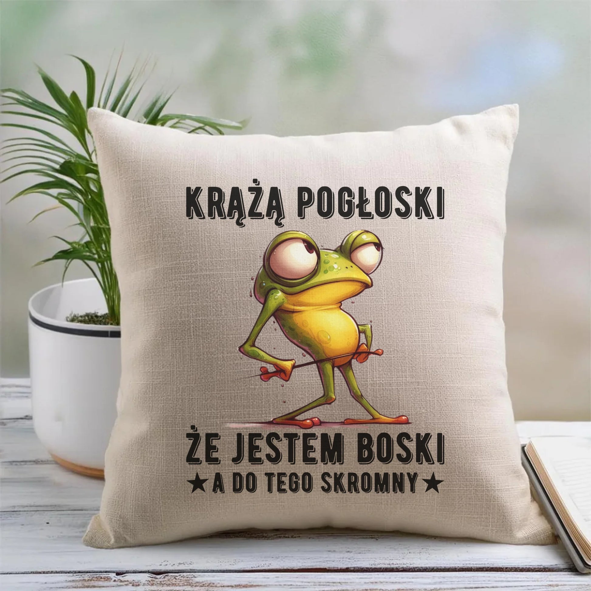Poduszka - prezent dla chłopaka - Jestem boski DCH15 - StoryCups.pl