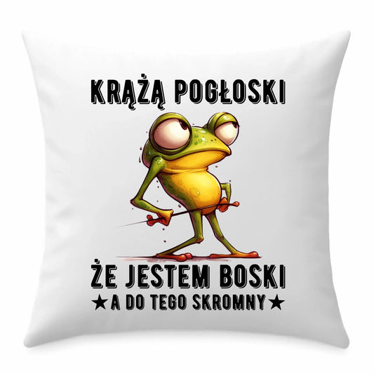 Poduszka - prezent dla chłopaka - Jestem boski DCH15 - StoryCups.pl