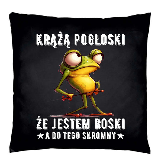 Poduszka dekoracyjna - prezent dla chłopaka - Jestem boski DCH15 - StoryCups.pl