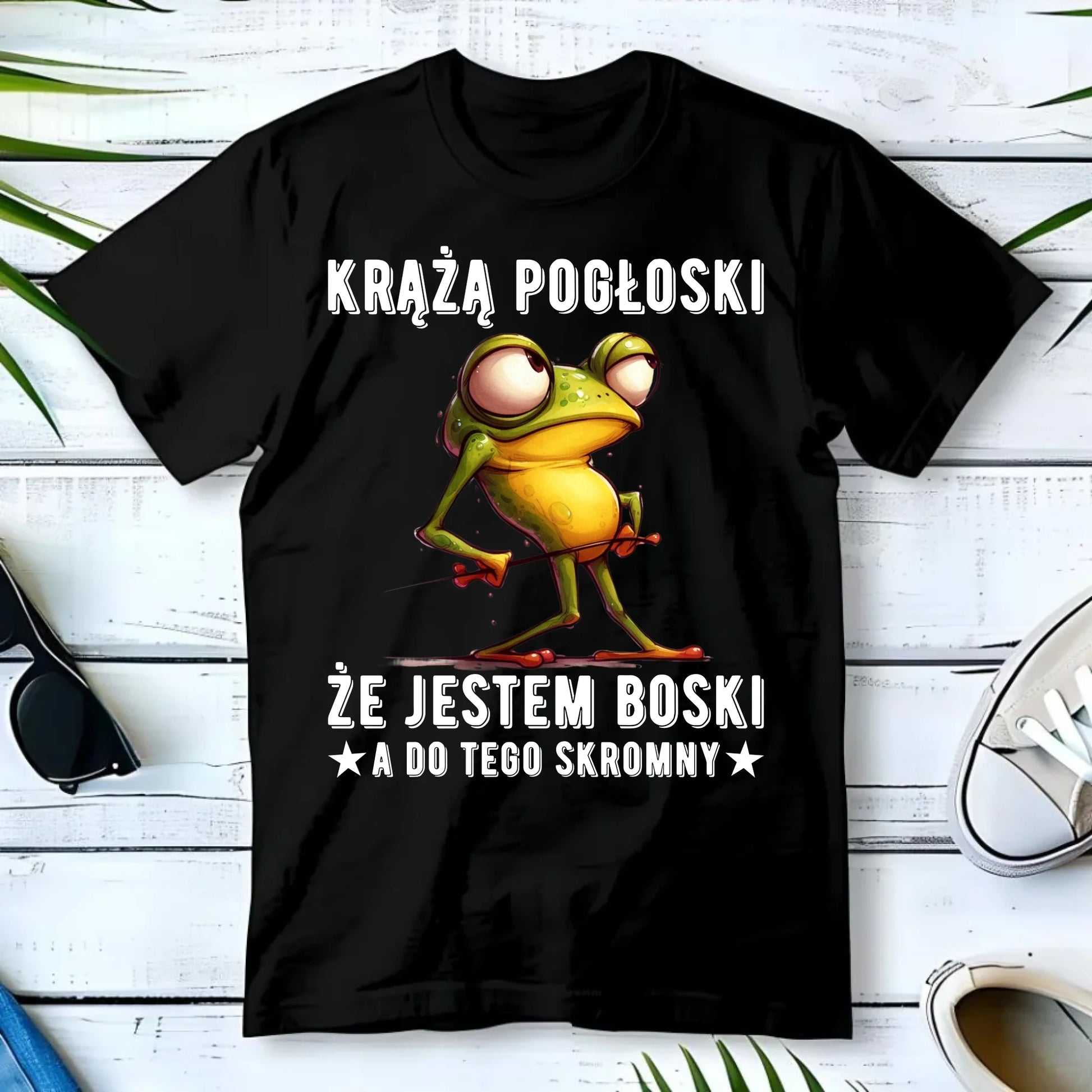 Koszulka męska - prezent dla chłopaka - Jestem boski DCH15 - StoryCups.pl