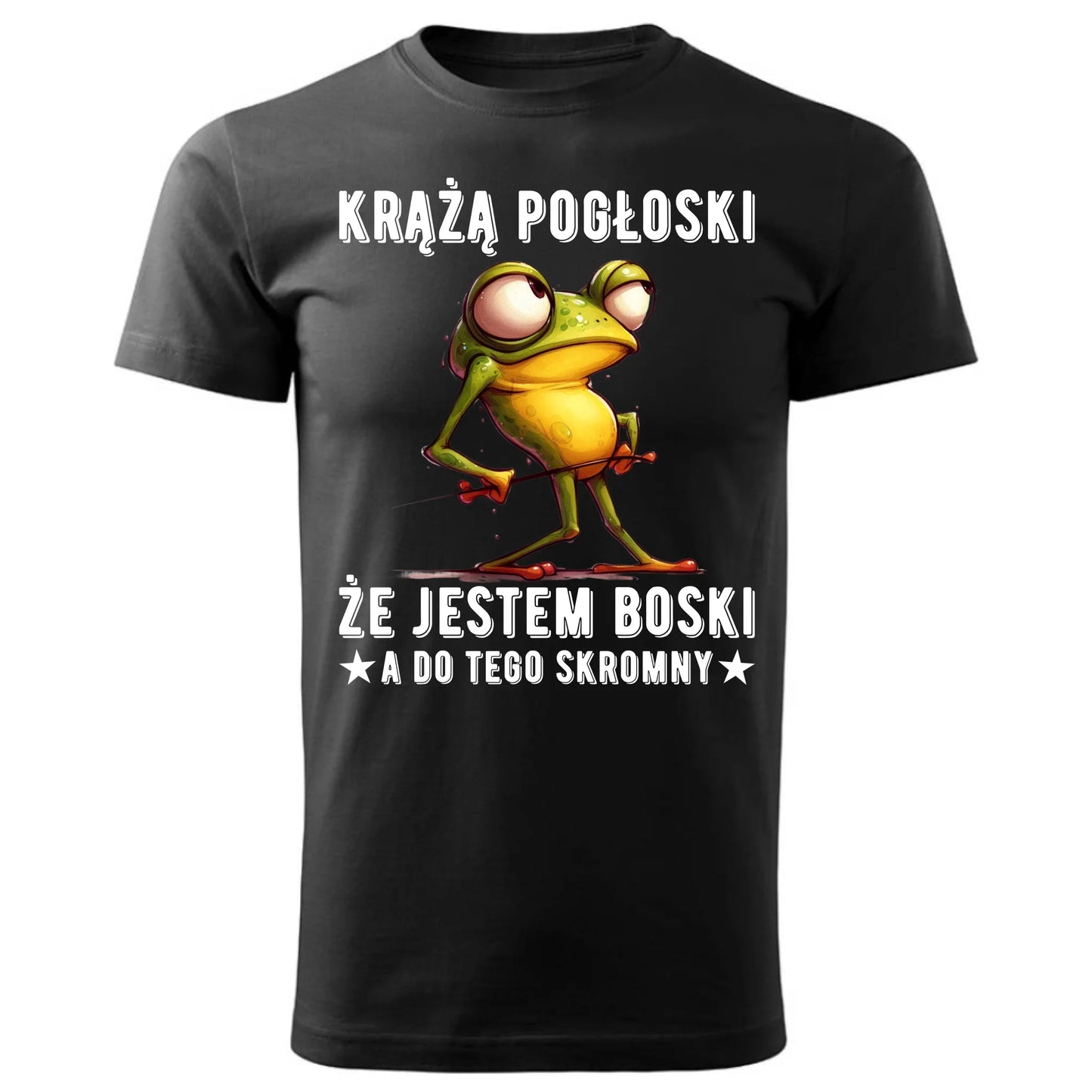 Koszulka męska - prezent dla chłopaka - Jestem boski DCH15 - StoryCups.pl