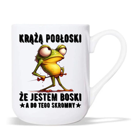 Kubek elegant - prezent dla chłopaka - Jestem boski DCH15 - StoryCups.pl