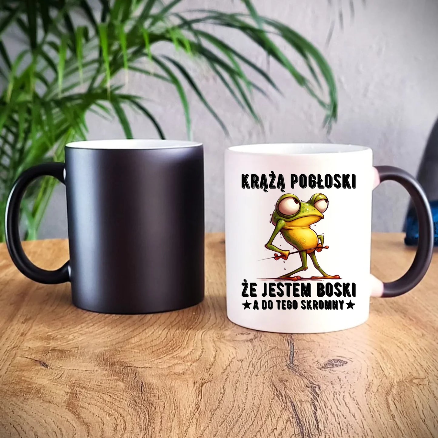 Kubek magiczny - prezent dla chłopaka - Jestem boski DCH15 - StoryCups.pl