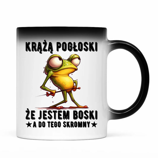 Kubek magiczny - prezent dla chłopaka - Jestem boski DCH15 - StoryCups.pl