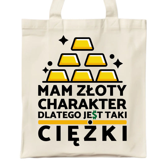 Torba - prezent dla chłopaka - Złoty charakter DCH16 - StoryCups.pl