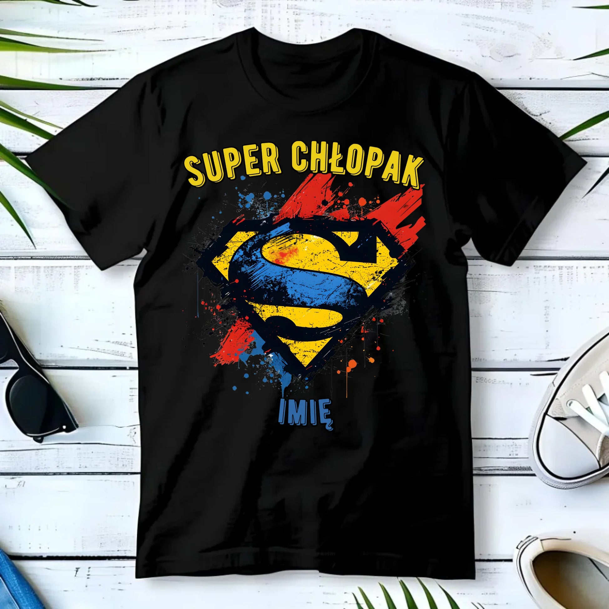Koszulka męska - prezent na Dzień Chłopaka - Super Chłopak - personalizowana DCH18 - StoryCups.pl
