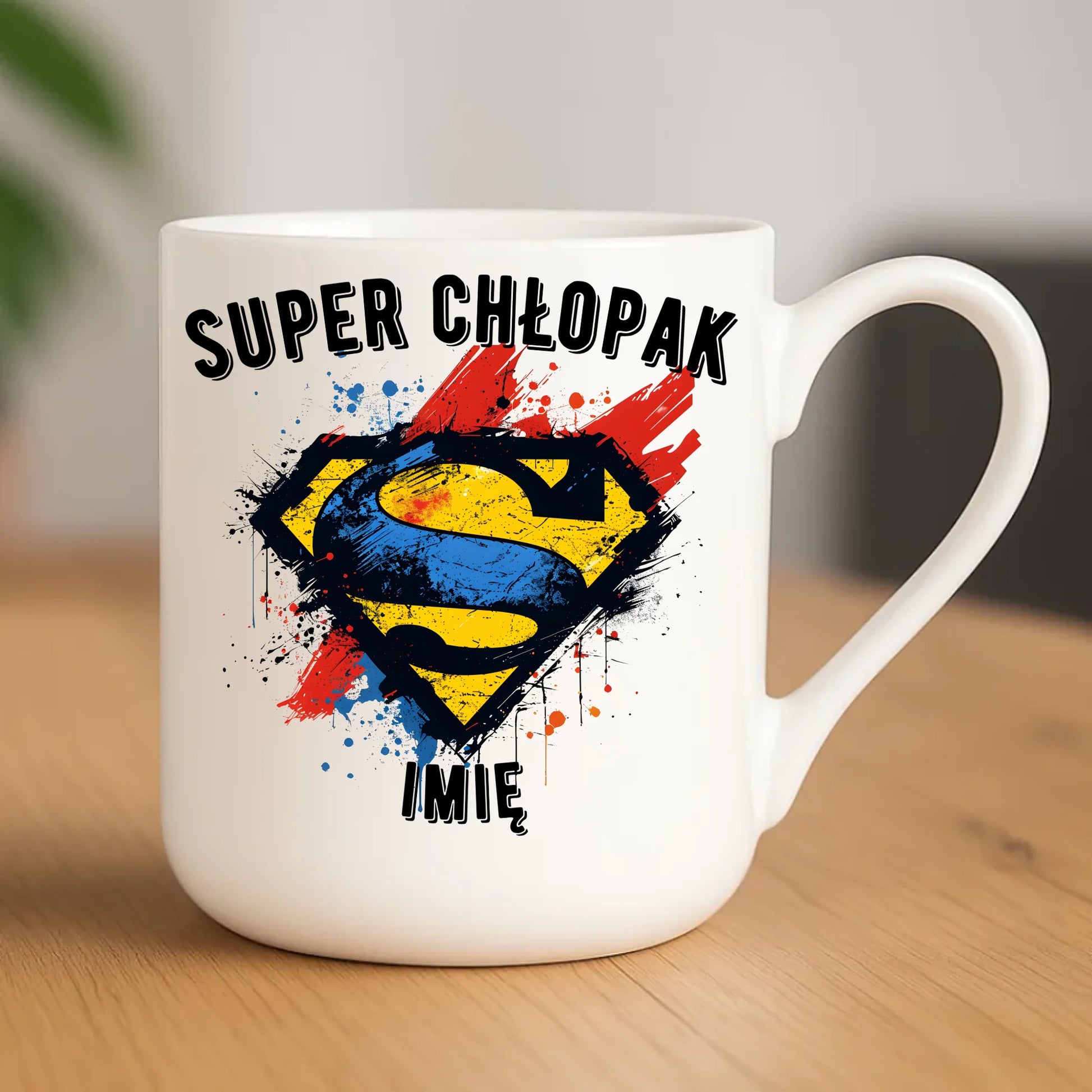 Kubek elegant - prezent na Dzień Chłopaka - Super Chłopak - personalizowany DCH18 - StoryCups.pl