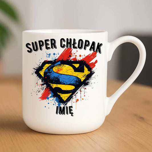 Kubek elegant - prezent na Dzień Chłopaka - Super Chłopak - personalizowany DCH18 - StoryCups.pl