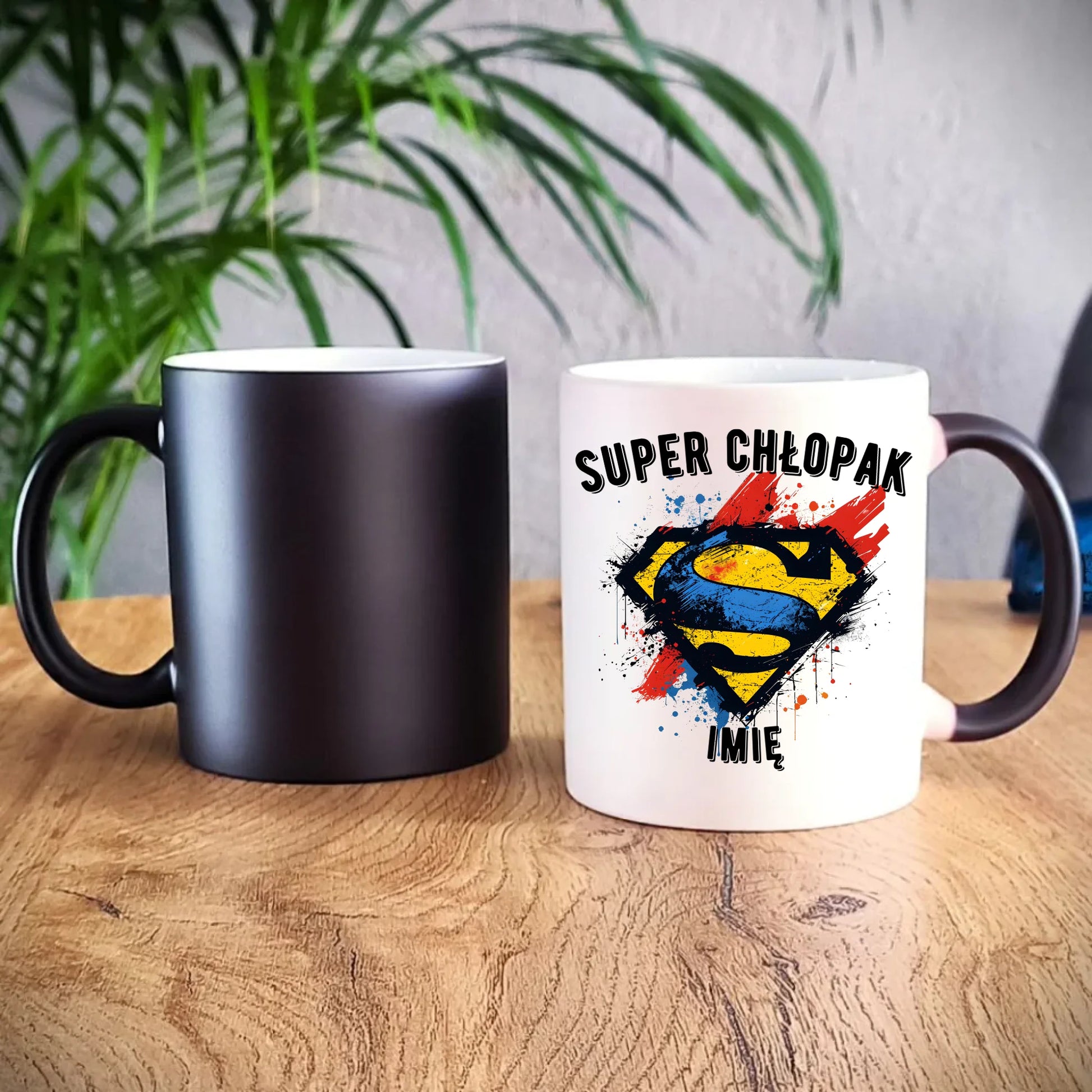 Kubek magiczny - prezent na Dzień Chłopaka - Super Chłopak - personalizowany DCH18 - StoryCups.pl